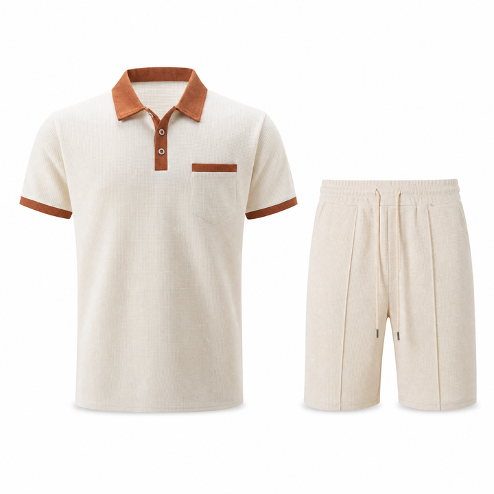 Huxford - Conjunto con polo suave al tacto