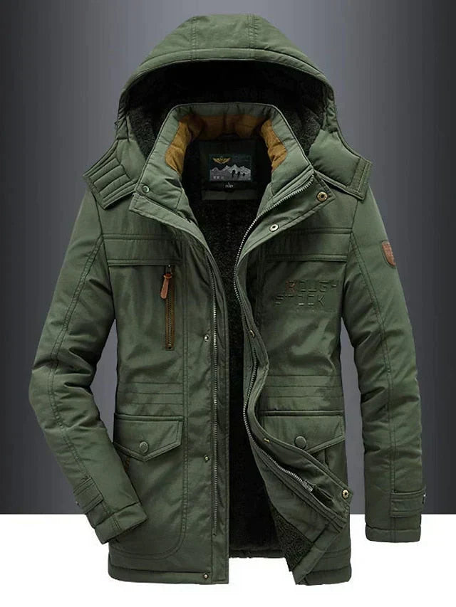 Lasse - Chaqueta larga con capucha