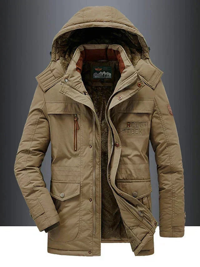 Lasse - Chaqueta larga con capucha
