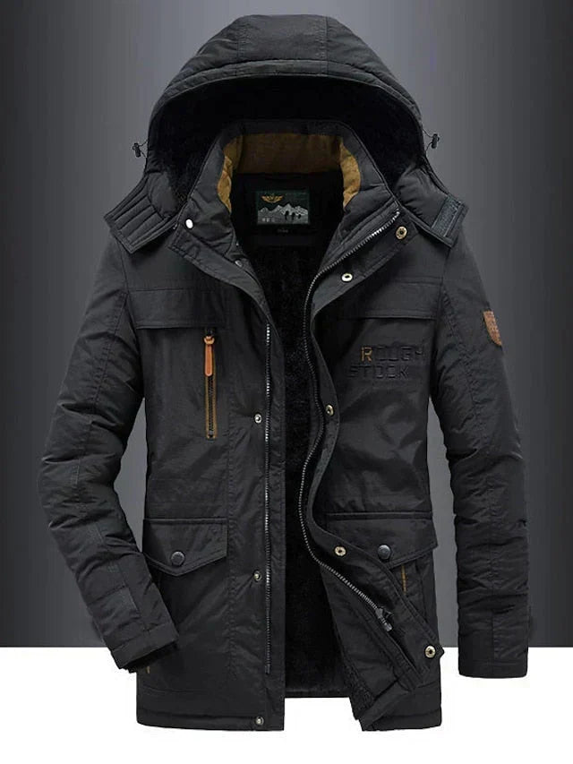 Lasse - Chaqueta larga con capucha