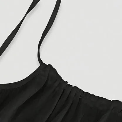 Melodía - Vestido midi cruzado con escote en V y tacto suave