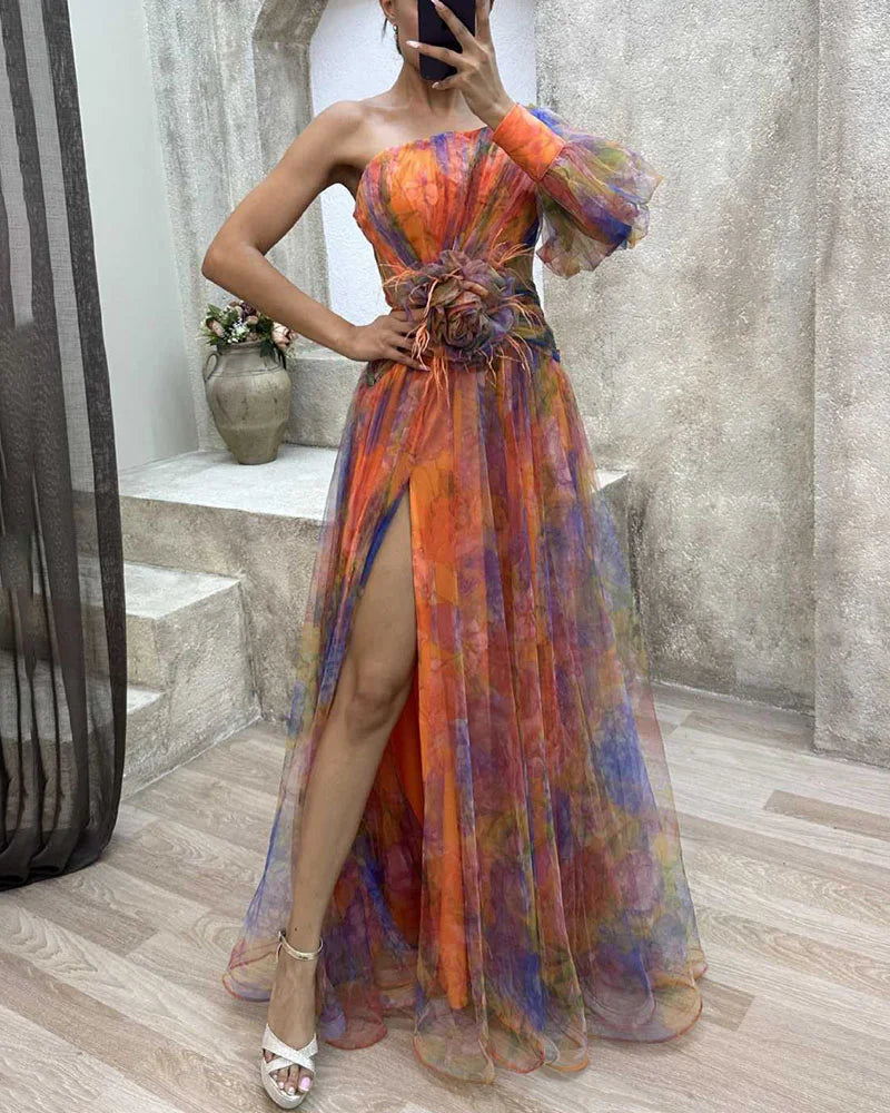 Mila - Vestido de manga larga suave al tacto
