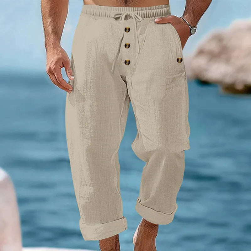 Seymour - Pantalón de verano con cintura ajustable