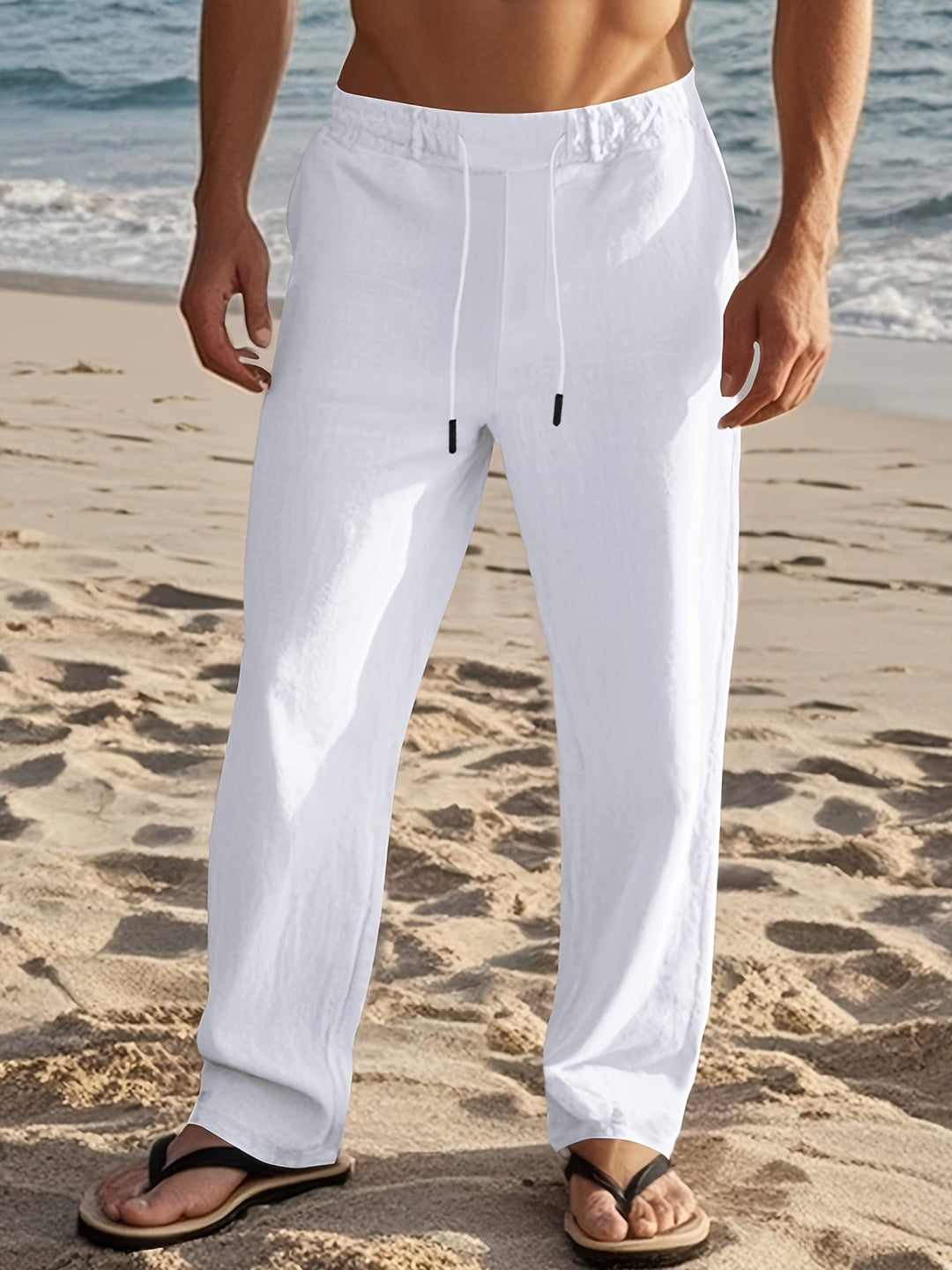Wilfred - Pantalón de lino de corte relajado