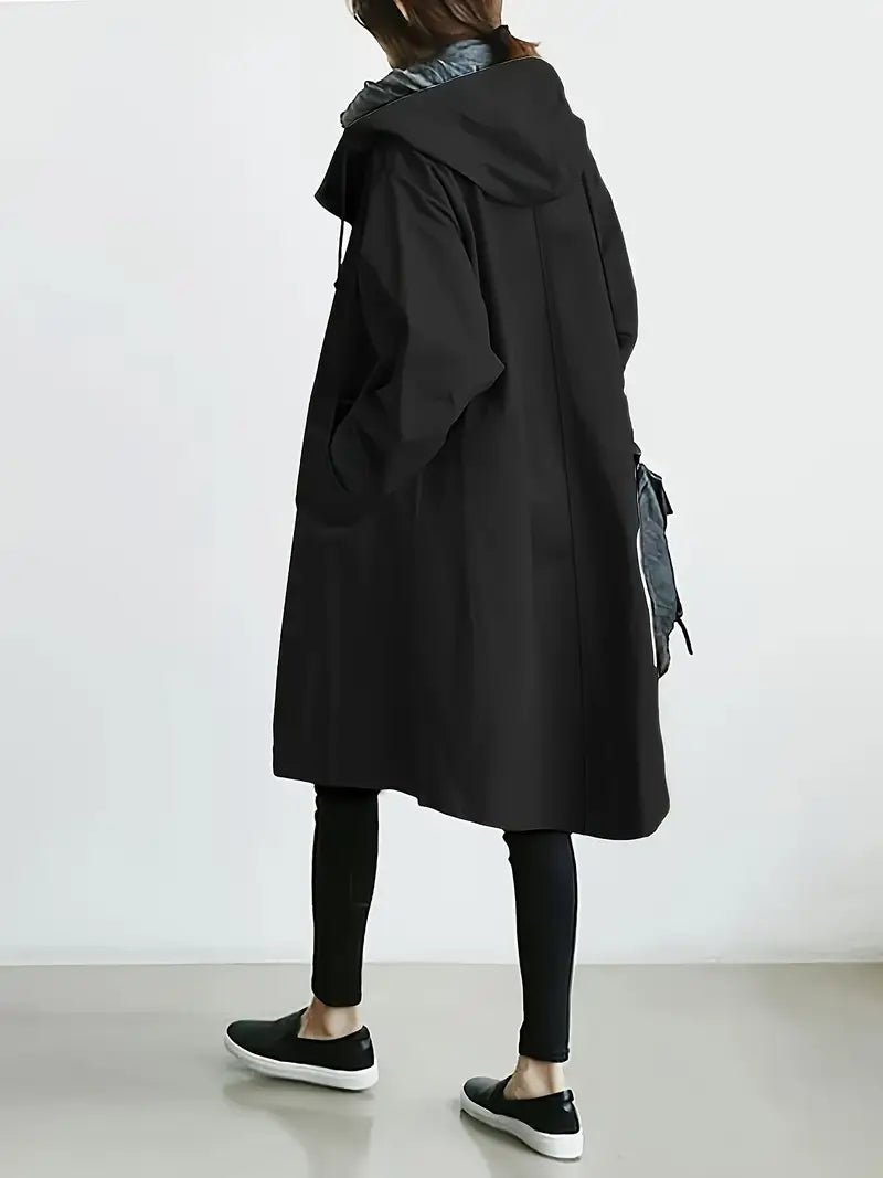 Lyonesse - Gabardina oversize resistente al agua