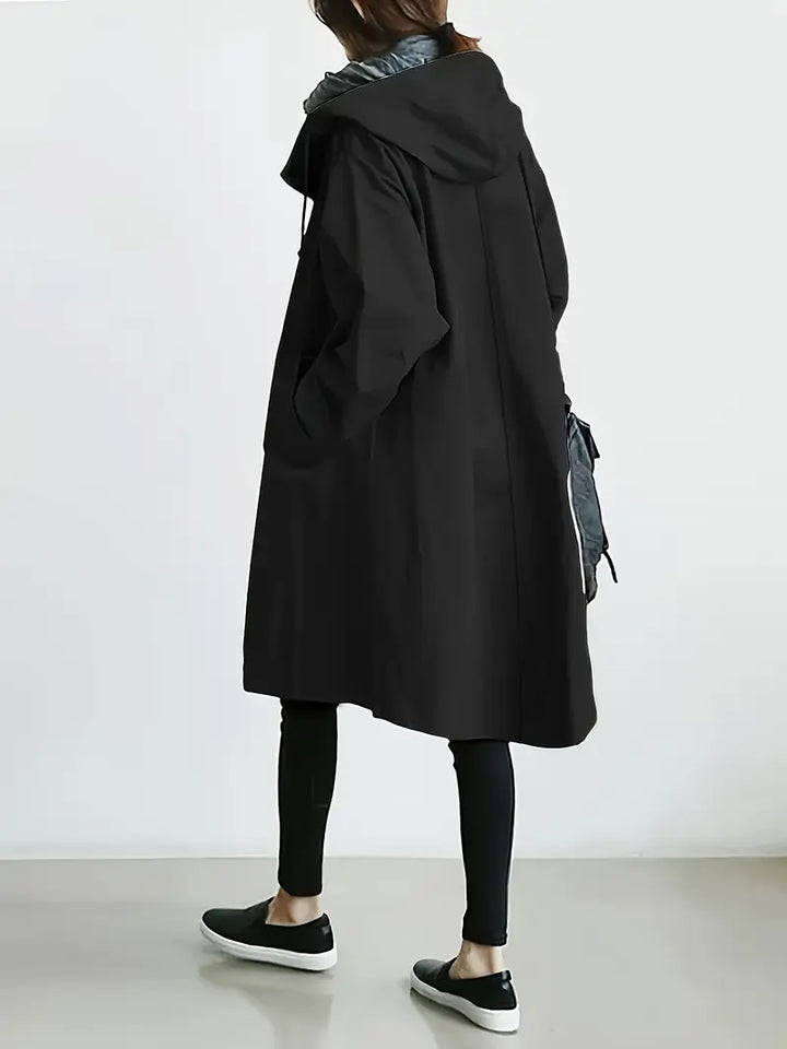 Lyonesse - Gabardina oversize resistente al agua