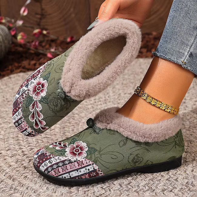 Isola - Zapatos sin cordones con forro floral