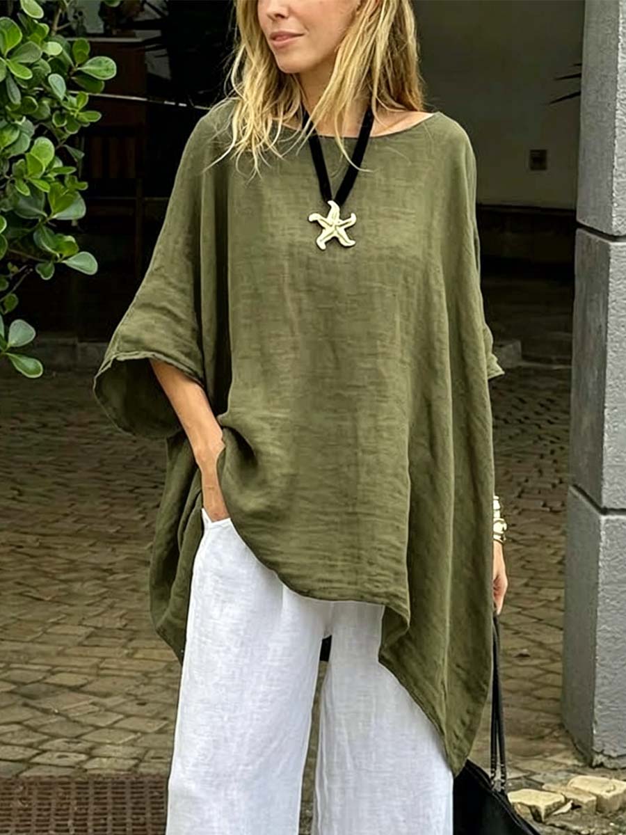 Bethany - Túnica oversize de manga murciélago