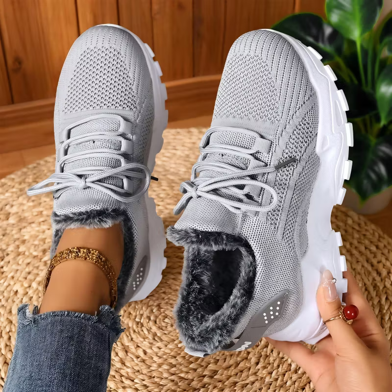 Lirra - Zapatillas de estar por casa de invierno de tacto suave