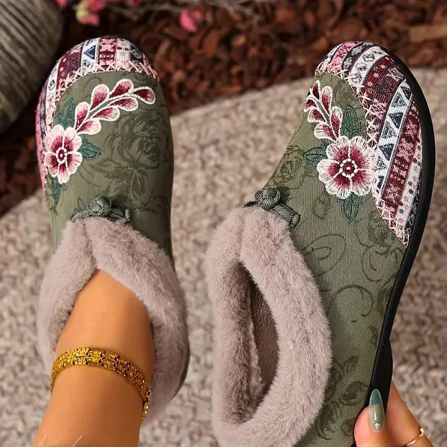 Isola - Zapatos sin cordones con forro floral