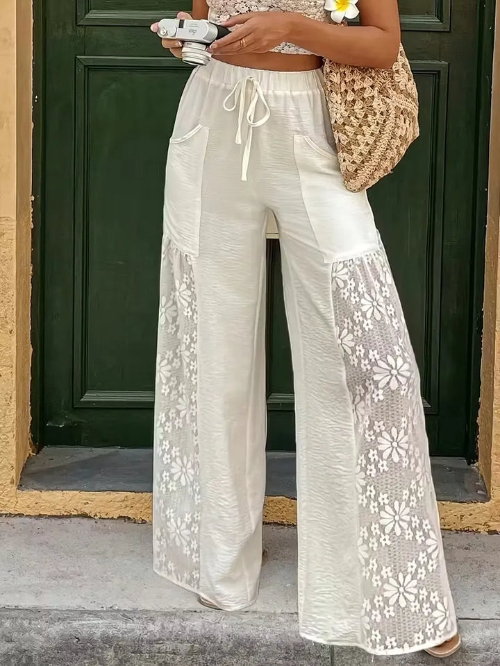 Carlotta - Pantalón ligero de encaje