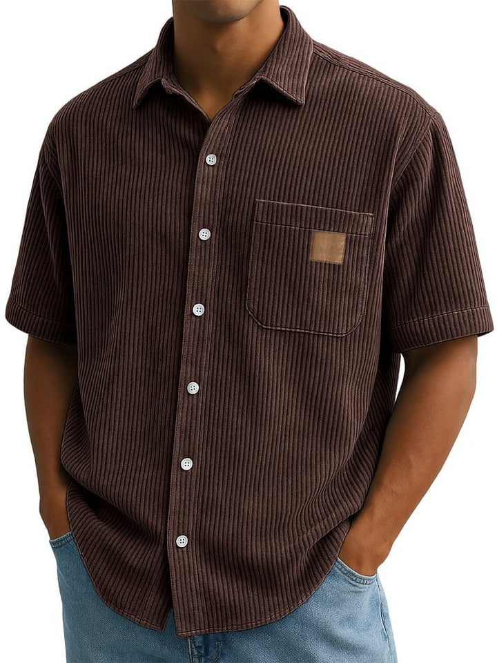 Anwick - Camisa de rayas de tacto suave