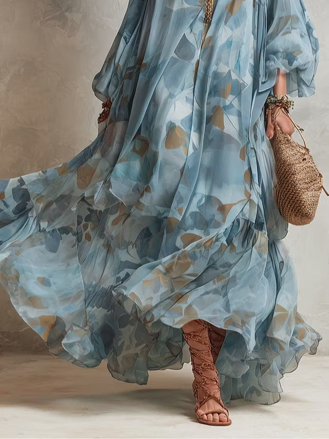 Elouisa - Vestido largo de tejido grueso