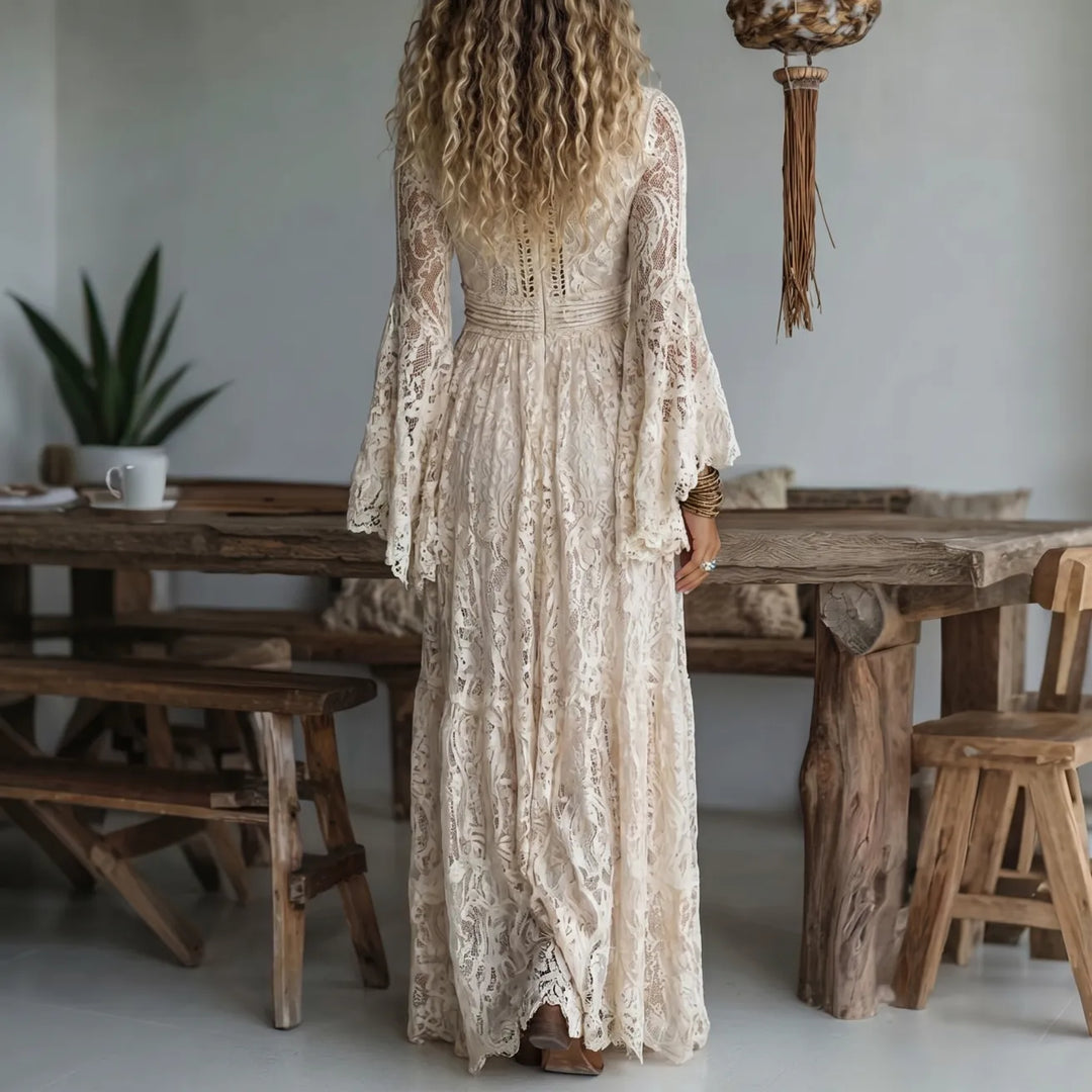 Lucasta - Vestido largo boho premium