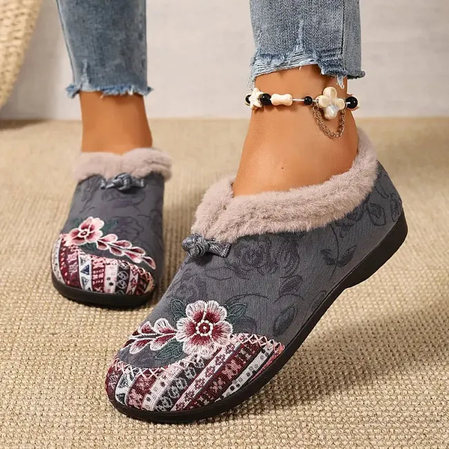 Isola - Zapatos sin cordones con forro floral
