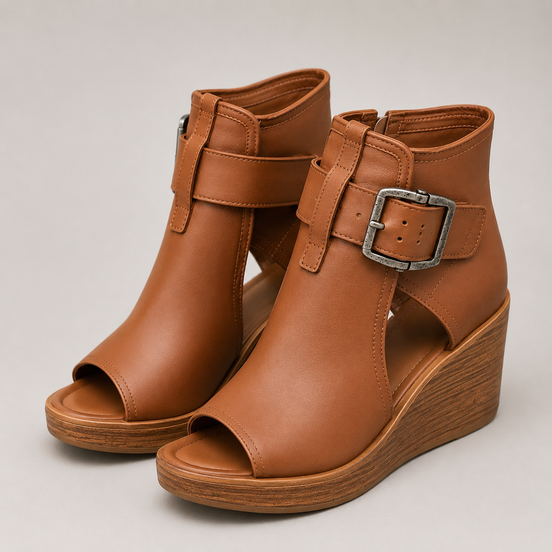 Fayre - Botines de cuña acolchados