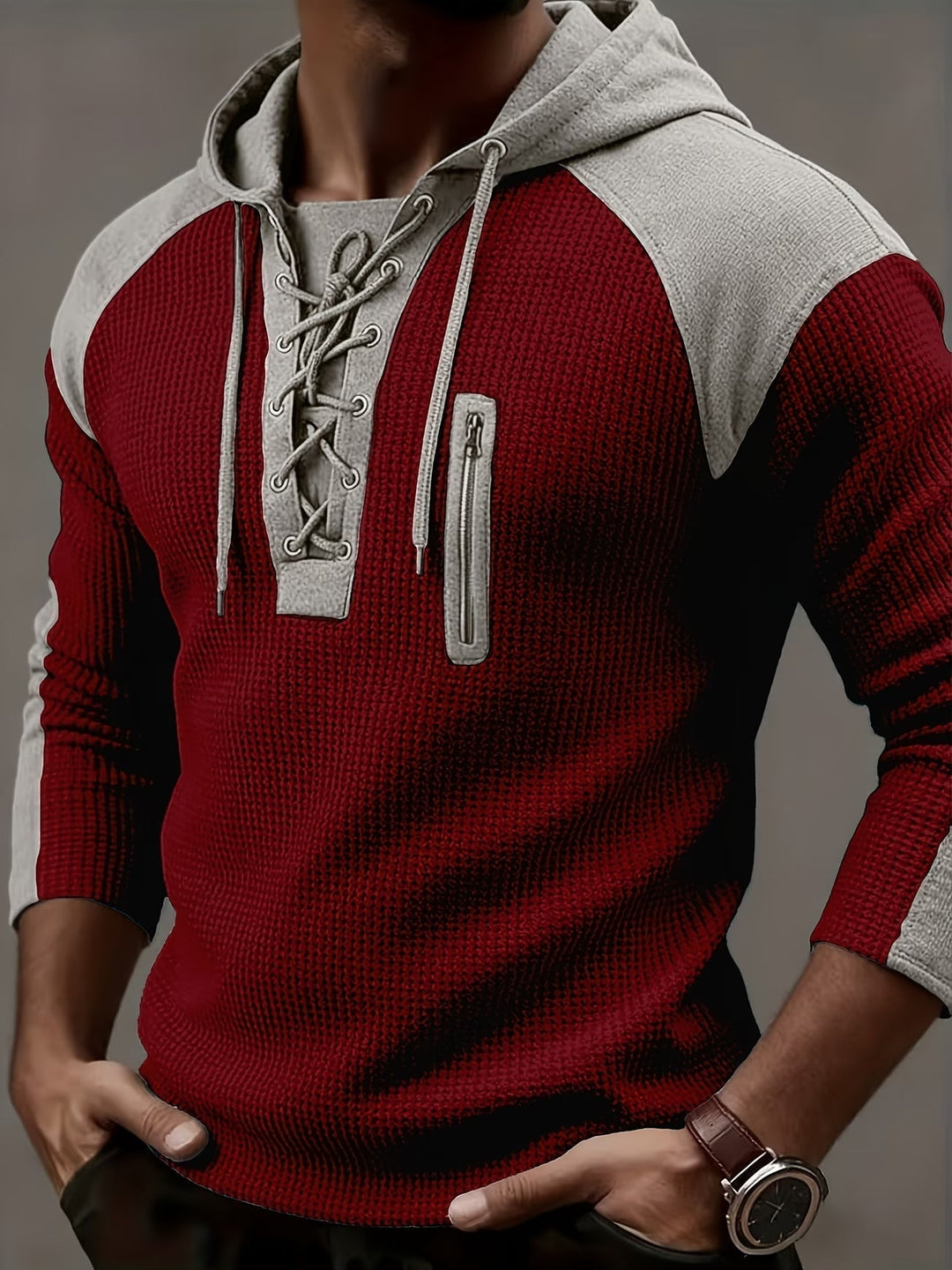Ashcombe - Sudadera de canalé abrigada