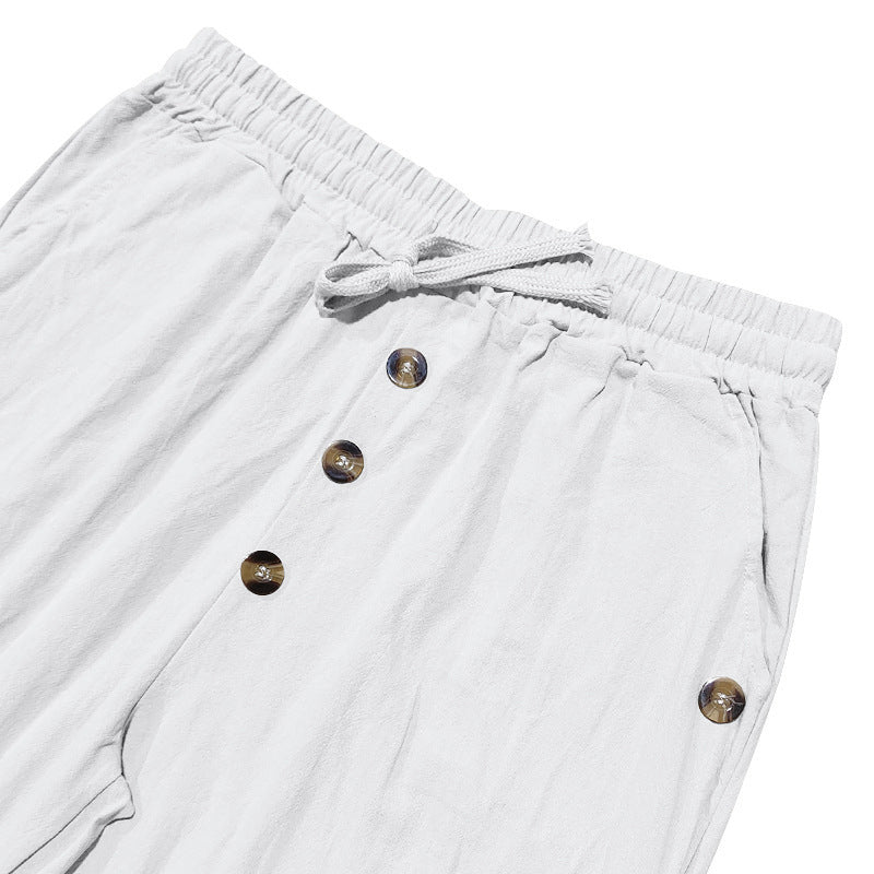 Seymour - Pantalón de verano con cintura ajustable