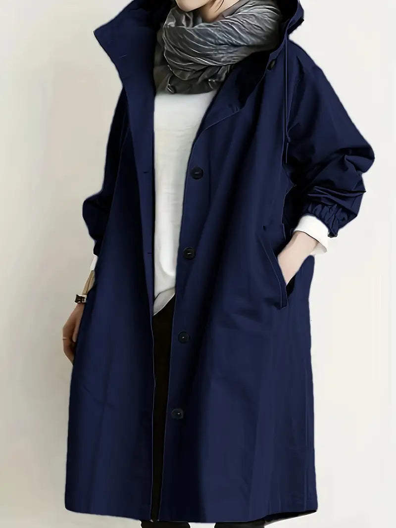 Lyonesse - Gabardina oversize resistente al agua