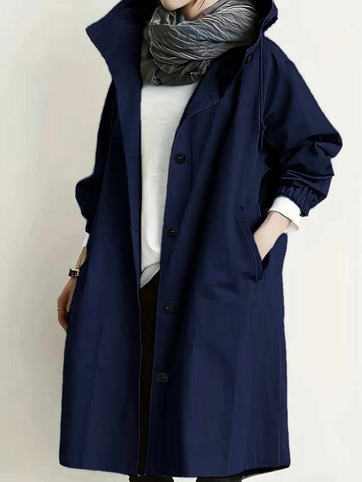 Lyonesse - Gabardina oversize resistente al agua