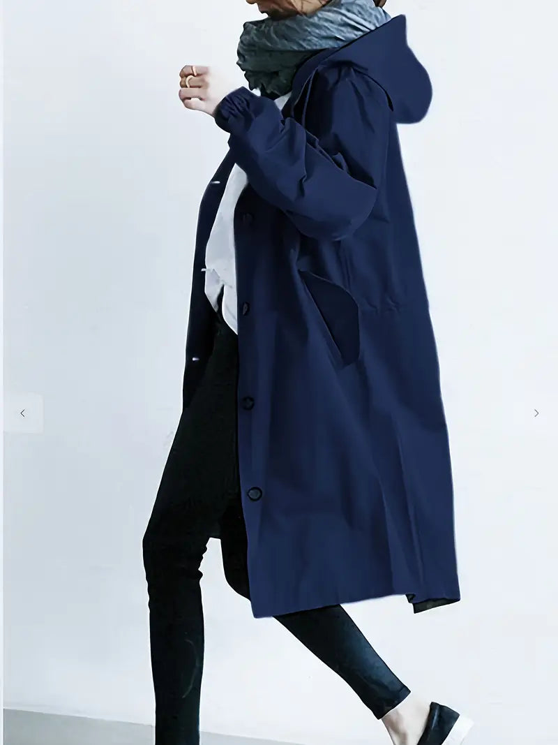 Lyonesse - Gabardina oversize resistente al agua