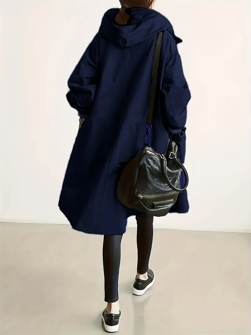 Lyonesse - Gabardina oversize resistente al agua