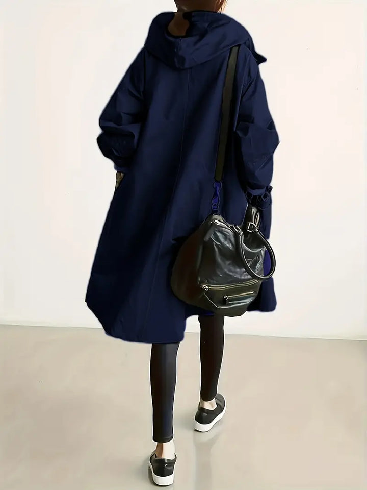 Lyonesse - Gabardina oversize resistente al agua