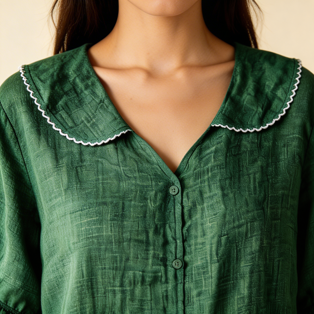 Ceryssa - Blusa de tacto suave