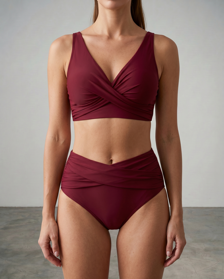 Avelyn - Bikini cruzado efecto moldeador
