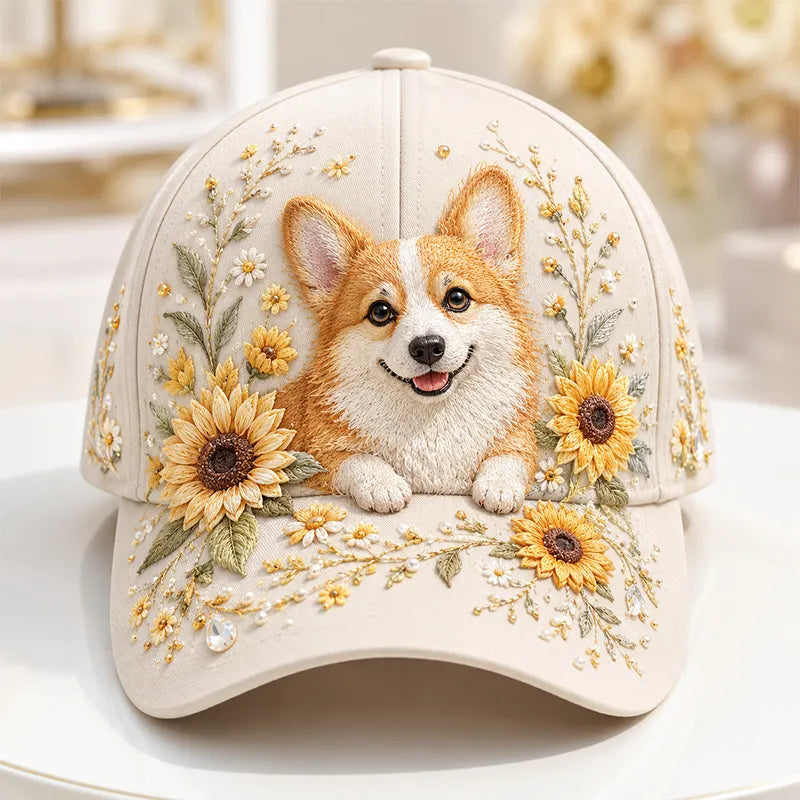 Arlena - Gorra con motivo de caballo floral