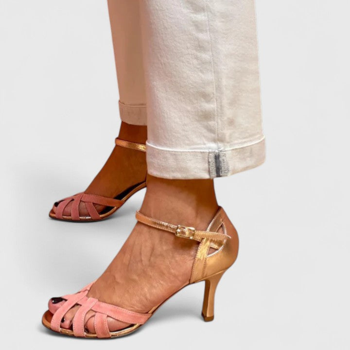 Alodia - Zapatos acolchados de tacón alto