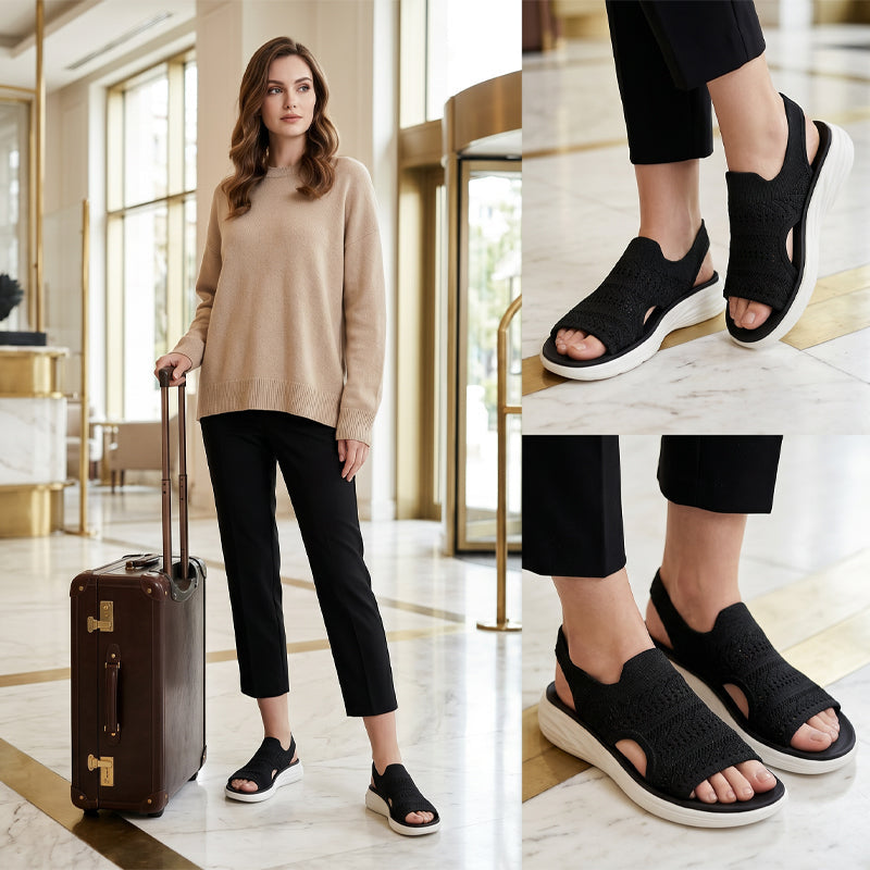 Aerin - Sandalias de plataforma acolchadas