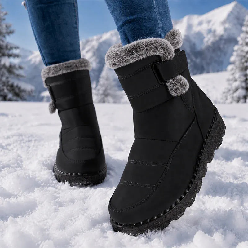 Adina - Botines de invierno con ribete de pelo