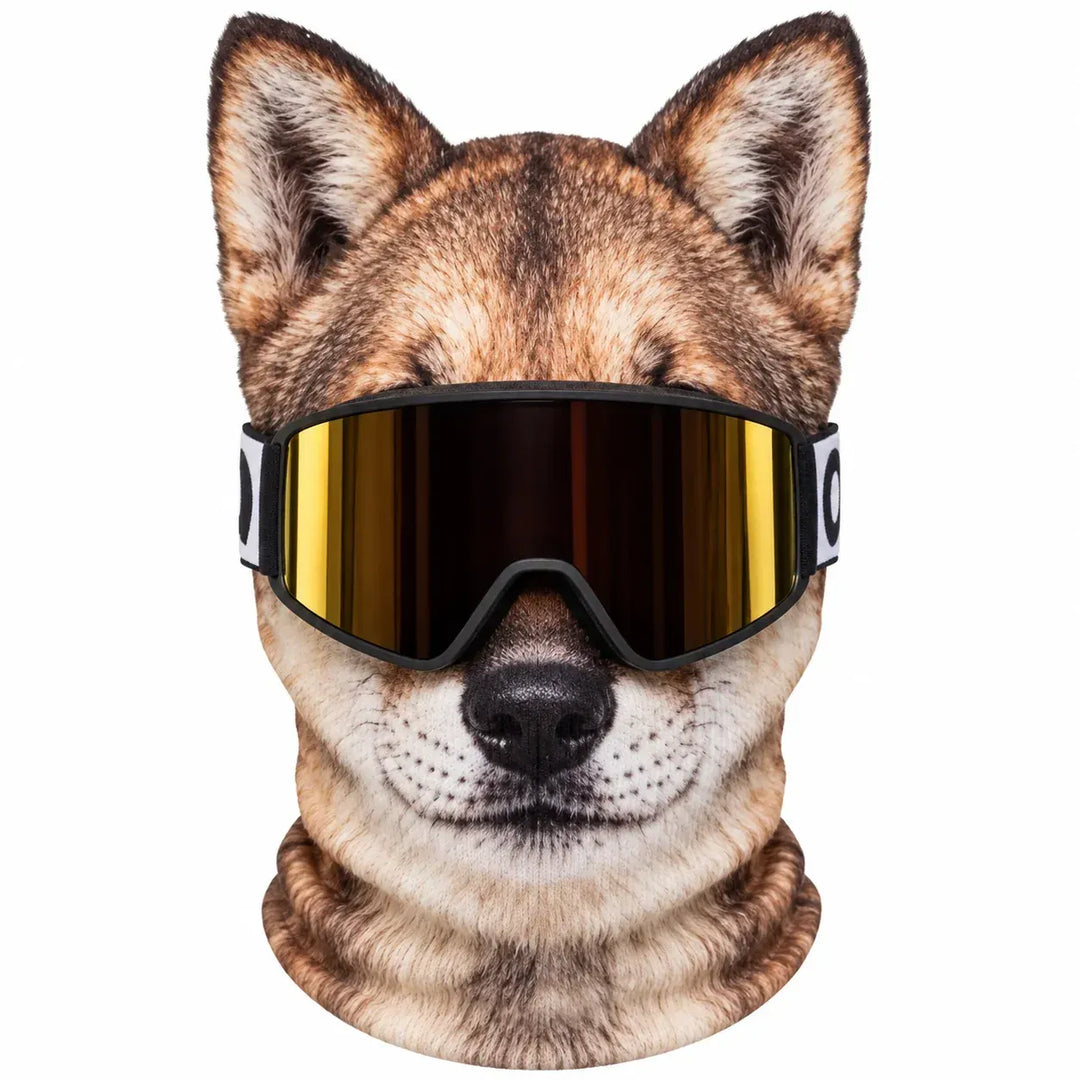 Hadren - Balaclava con diseño animal de tacto suave