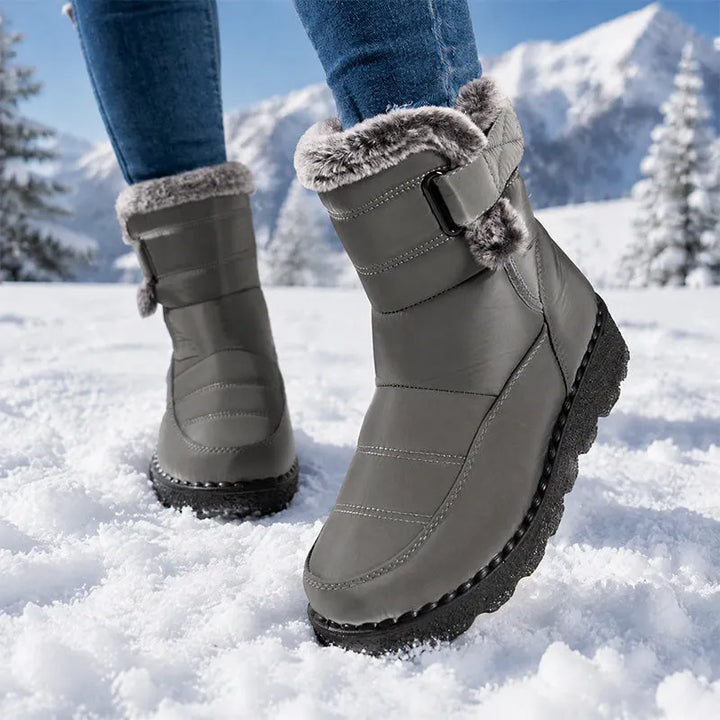 Adina - Botines de invierno con ribete de pelo