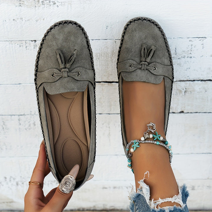 Stella - Mocasines con borlas y plantilla acolchada