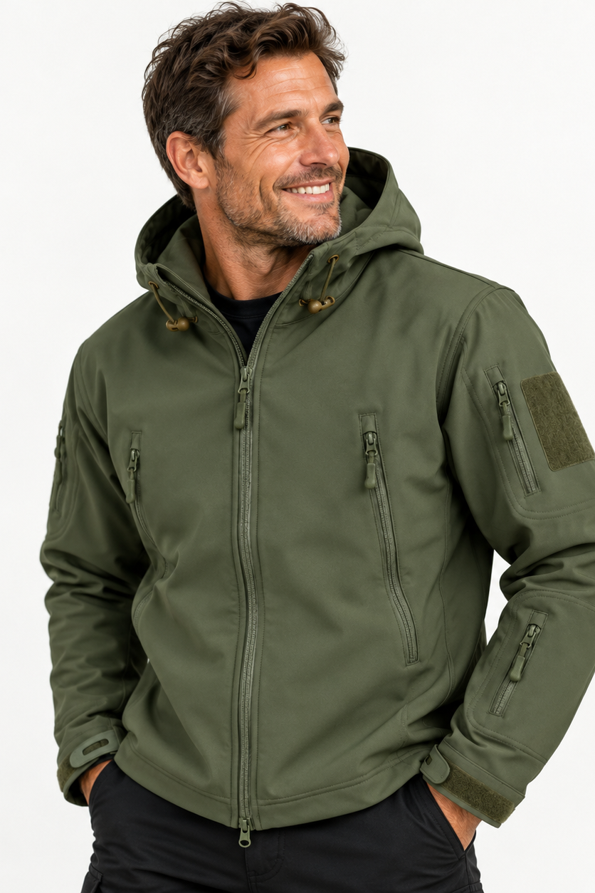 Arno - Chaqueta slim fit con capucha