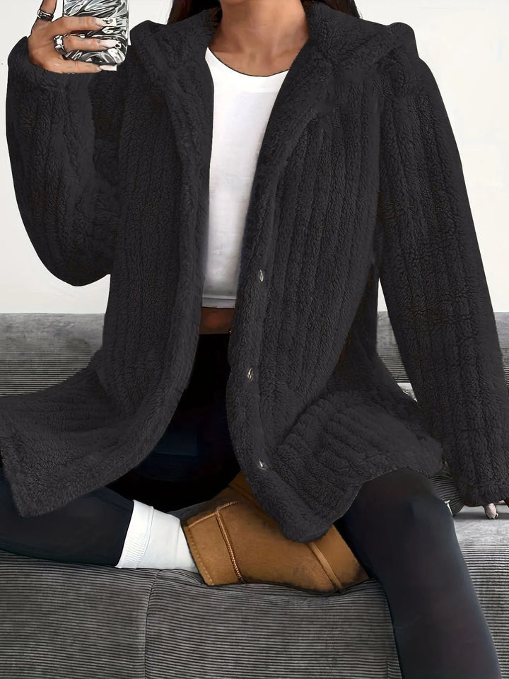 Bellarisse - Chaqueta con capucha texturizada y abrigada