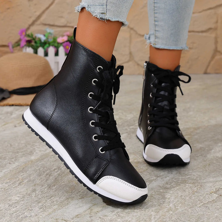 Deloriane - Botines de cordones casuales