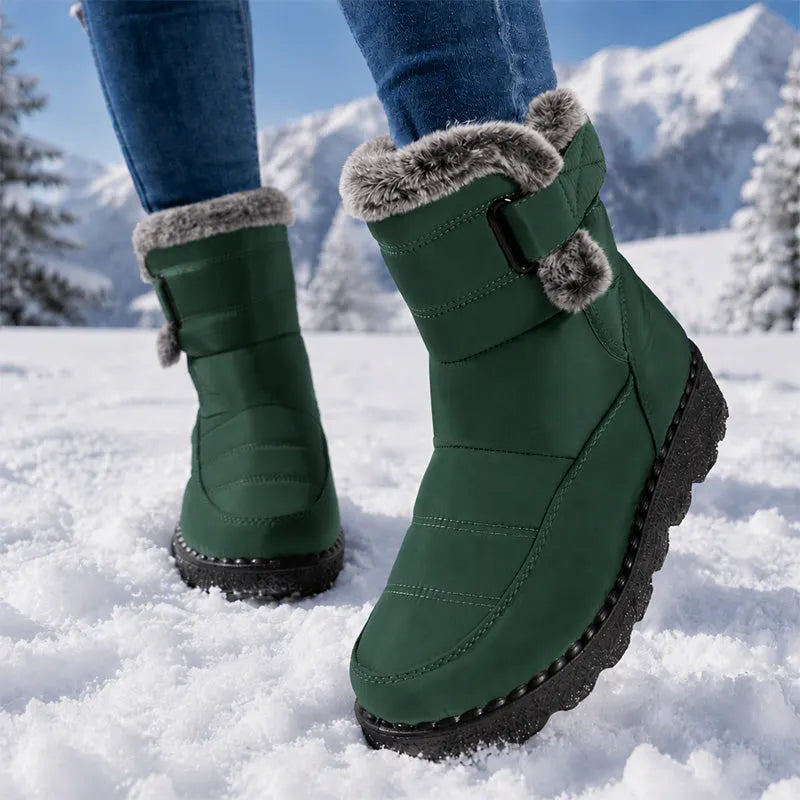 Adina - Botines de invierno con ribete de pelo