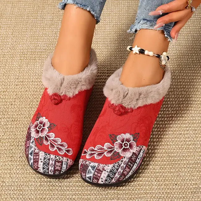 Isola - Zapatos sin cordones con forro floral