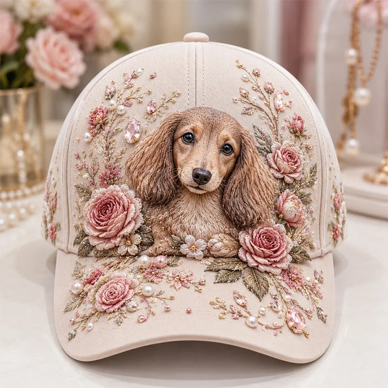 Arlena - Gorra con motivo de caballo floral