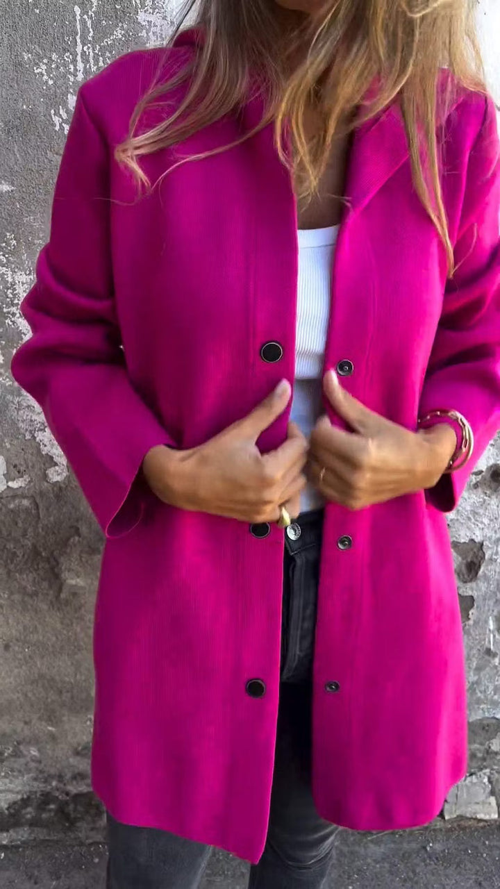 Aloura - Chaqueta con capucha y botonadura delantera
