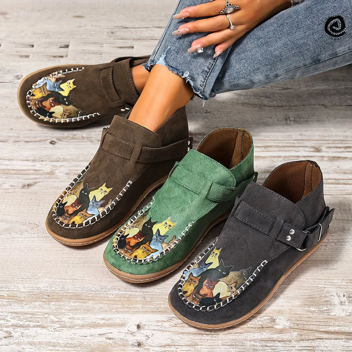Cara - Mocasines cómodos con detalle de hebilla