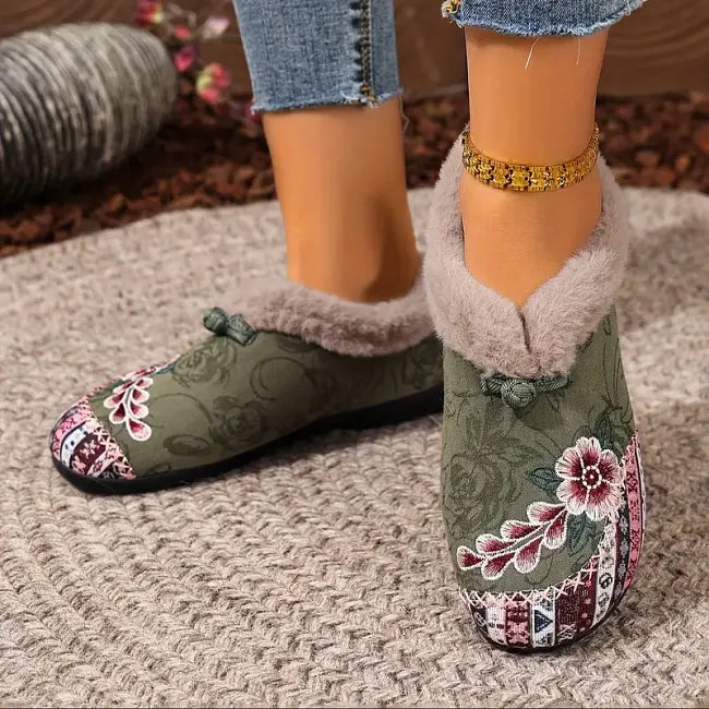 Isola - Zapatos sin cordones con forro floral