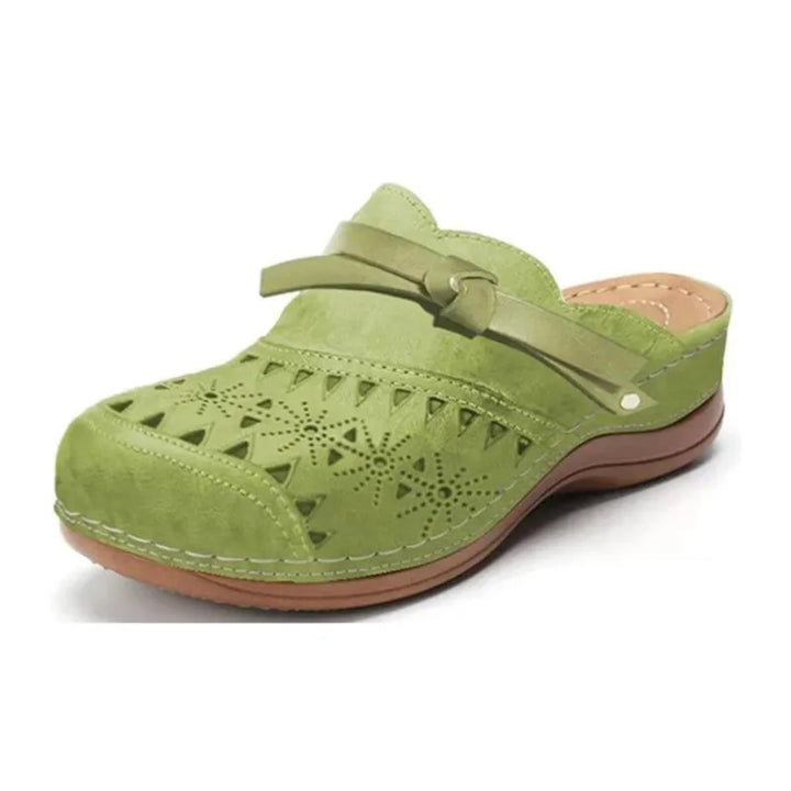 Mallory - Zuecos cómodos con diseño perforado
