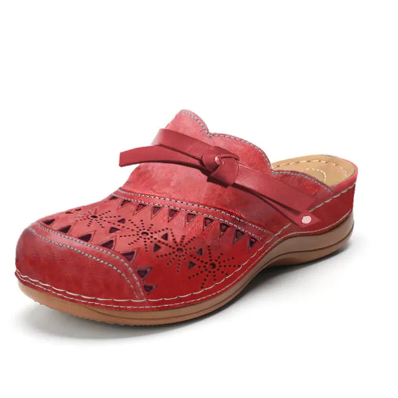 Mallory - Zuecos cómodos con diseño perforado
