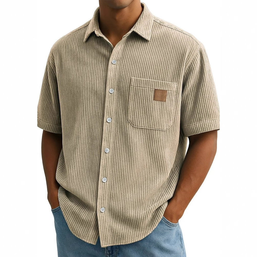 Anwick - Camisa de rayas de tacto suave