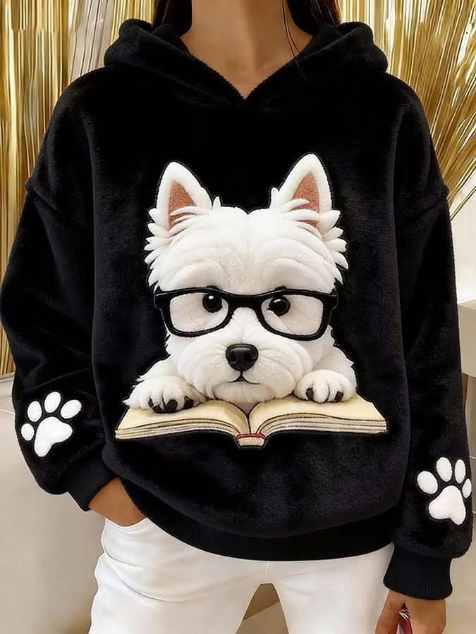 Aileen - Sudadera de tacto suave con estampado gráfico