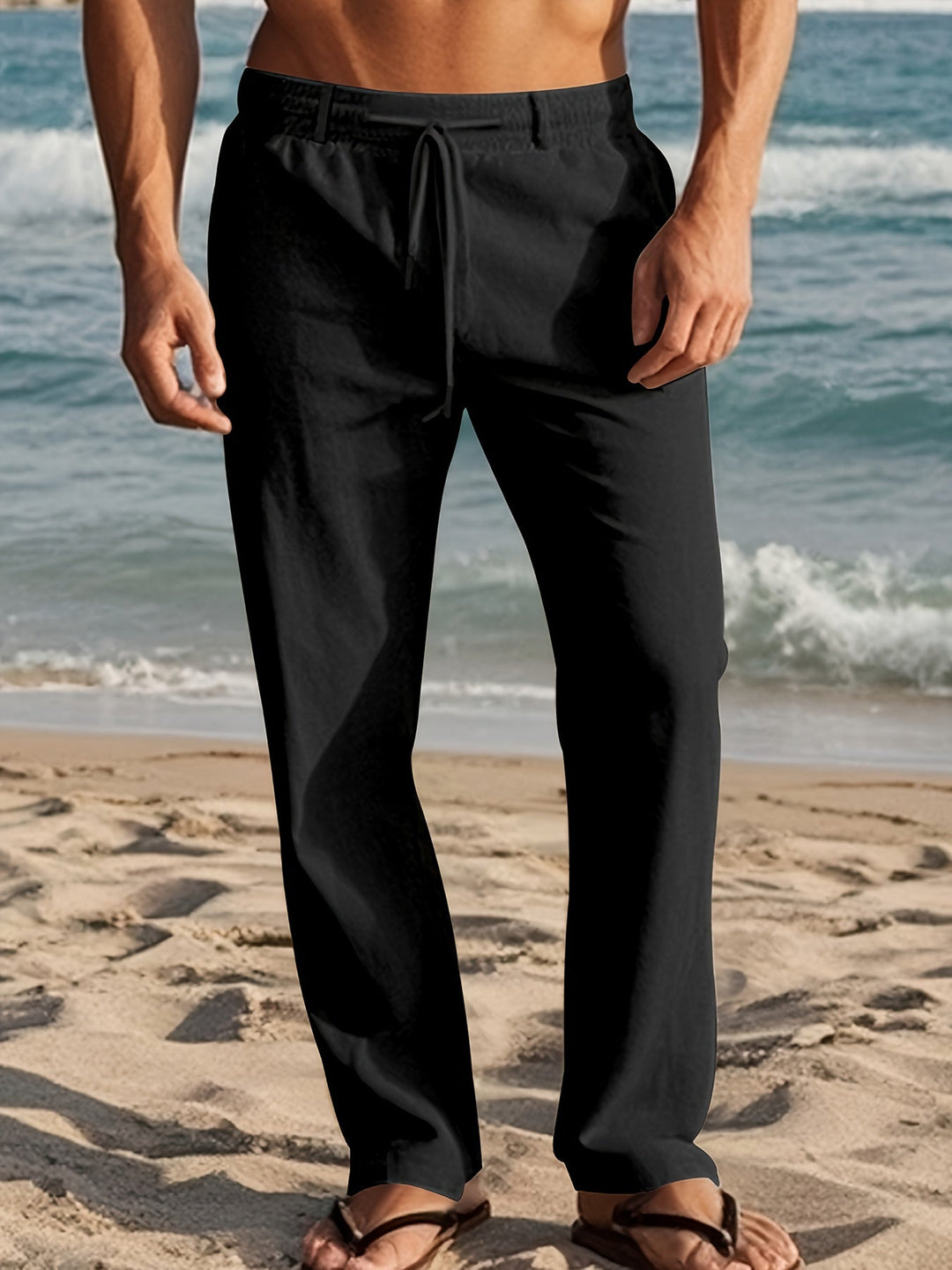 Wilfred - Pantalón de lino de corte relajado